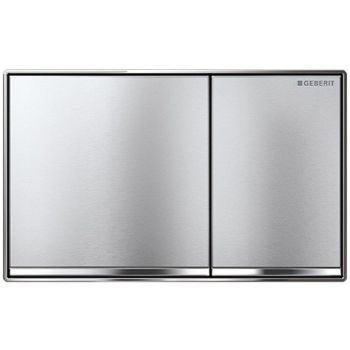 - GEBERIT Sigma 60 Przycisk spłukujący chrom szczotkowany 115640GH1 - 115.640.GH.1 - Łazienki Szydłowski
