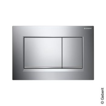 - GEBERIT Sigma 30 przycisk spłukujący chrom błyszczący, chrom matowy 115883KH1 - 115.883.KH.1 - Łazienki Szydłowski