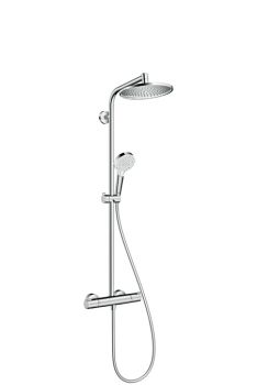- HANSGROHE Komplet prysznicowy Crometta S 240 1jet chrom 27267000 - 27267000 - Łazienki Szydłowski