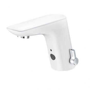 - KLUDI BALANCE Bateria umywalkowa elektroniczna zasilanie z baterii biała 5210091 - 5210091 - Łazienki Szydłowski