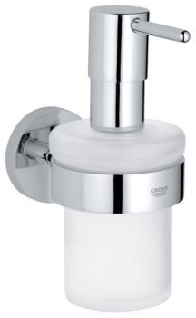 - GROHE-Essentials Dozownik na mydło z uchwytem chrom 40448001- ostatnia sztuka - 40448001 - Łazienki Szydłowski