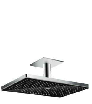 - HANSGROHE Rainmaker Select deszczownica 46x30 cm z ramieniem czarny/chrom 24006600 - 24006600 - Łazienki Szydłowski