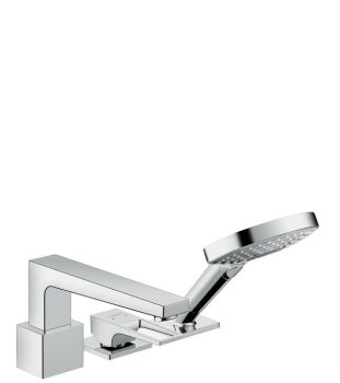 - HANSGROHE METROPOL 3-otworowa bateria wannowa chrom 74550000 - 74550000 - Łazienki Szydłowski
