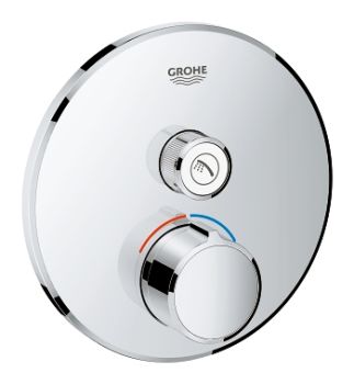  - GROHE-SmartControl Bateria podtynkowa do obsługi jednego wyjścia wody chrom 29144000 - 29144000 - Łazienki Szydłowski