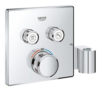  - GROHE-SmartControl Bateria termostatyczna do obsługi dwóch wyjść wody, chrom 29125000 - 29125000 - Łazienki Szydłowski