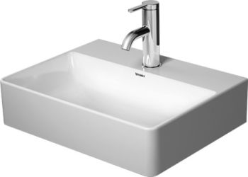 - DURAVIT DuraSquare Umywalka szlifowana 45x35 cm biały połysk z powłoką wondergliss 07324500711 - 07324500711 - Łazienki Szydłowski
