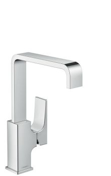 - HANSGROHE Metropol bateria umywalkowa 230 z EcoSmart, z zamykanym zaworem odpływowym push-open, chrom 32511000 - 32511000 - Łazienki Szydłowski