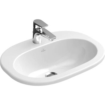  - VILLEROY&BOCH O.Novo Umywalka wpuszczana w blat 56 x 40,5 cm biała 41615701 - 41615701 - Łazienki Szydłowski
