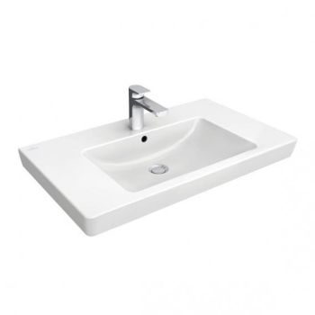 - VILLEROY&BOCH Subway 2.0 Umywalka meblowa 80 x 47cm biała z powłoką CeramicPlus 71758GR1 - 71758GR1 - Łazienki Szydłowski