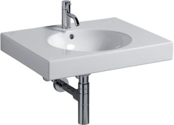 GEBERIT PRECIOSA 2 Umywalka 60x50 cm 1-otworowa z przelewem biała 123260000 123260000 od 