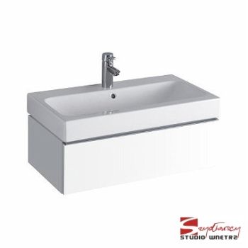 GEBERIT iCon Szafka wisząca podumywalkowa 74x47,6 cm, biały połysk 502311012 502.311.01.2 od 