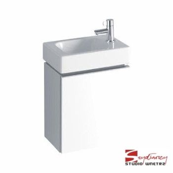  - GEBERIT iCON XS Szafka wisząca podumywalkowa  prawa 37x27,9 cm biały połysk 502300012 - 502.300.01.2 - Łazienki Szydłowski