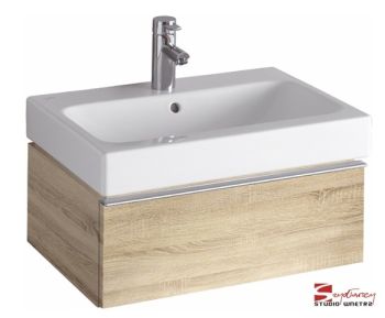  - GEBERIT iCon Szafka wisząca podumywalkowa 59,2x47,6 cm dąb naturalny 502310JH1 - 502.310.JH.1 - Łazienki Szydłowski
