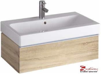  - GEBERIT iCon Szafka wisząca podumywalkowa 74x47,6 cm, dąb naturalny 502311JH1 - 502.311.JH.1 - Łazienki Szydłowski