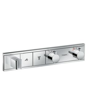  - HANSGROHE RainSelect Bateria termostatyczna do 2 odbiorników chrom 15355000 - 15355000 - Łazienki Szydłowski