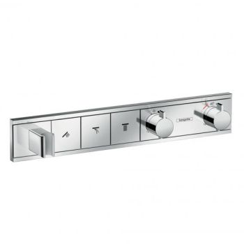 - HANSGROHE RainSelect Bateria termostatyczna do 3 odbiorników chrom 15356000 - 15356000 - Łazienki Szydłowski