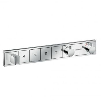 - HANSGROHE Bateria termostatyczna RainSelect do 4 odbiorników chrom 15357000 - 15357000 - Łazienki Szydłowski