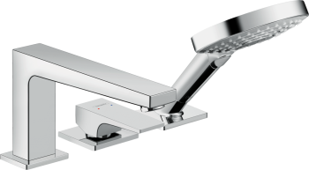 - HANSGROHE Metropol 3-otworowa bateria wannowa chrom 32551000 - 32551000 - Łazienki Szydłowski