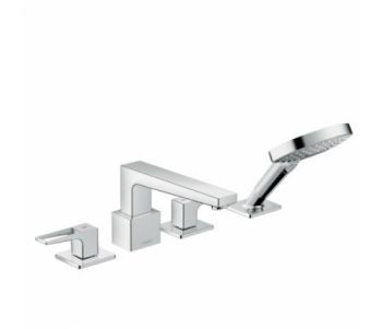  - HANSGROHE METROPOL Loop 4-otworowa bateria wannowa chrom 74553000 - 74553000 - Łazienki Szydłowski