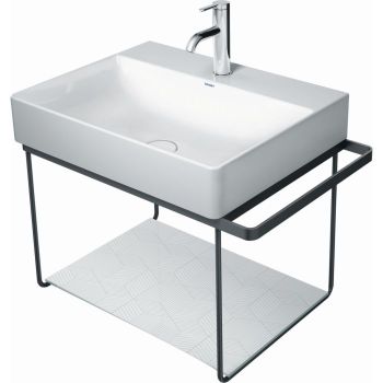 DURAVIT DuraSquare Stelaż metalowy wiszący 66,5x45,1 cm kolor czarny mat 0031024600 0031024600 od 