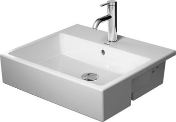  - DURAVIT Vero Air Umywalka półblatowa 55x47 cm biały połysk 0382550000 - 0382550000 - Łazienki Szydłowski