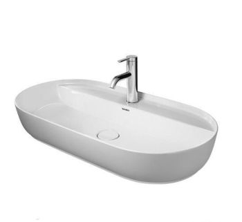  - DURAVIT LUV Umywalka stawiana 80x40 cm biały połysk z powłoką wondergliss 03808000001 - 03808000001 - Łazienki Szydłowski