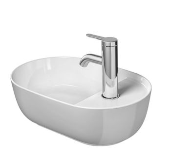  - DURAVIT LUV Umywalka nablatowa 42x27 cm biały połysk z powłoką wondergliss 03814200001 - 03814200001 - Łazienki Szydłowski