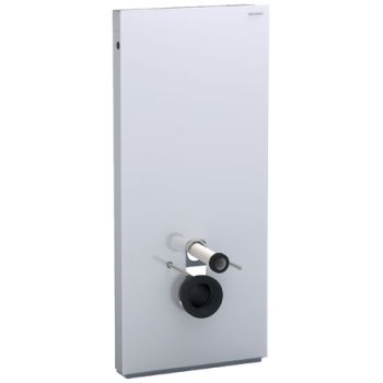  - GEBERIT Monolith moduł sanitarny do WC wiszącego H114 cm szkło biały/aluminium 131031SI5 - 131.031.SI.5 - Łazienki Szydłowski