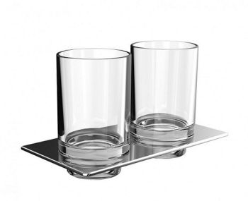  - EMCO Art Szklanki z podwójnym uchwytem wiszącym, chrom 162500100 - 162500100 - Łazienki Szydłowski