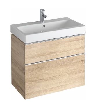  - GEBERIT ICON Szafka wisząca podumywalkowa 74x47,6 cm, dąb naturalny 502304JH1 - 502.304.JH.1 - Łazienki Szydłowski