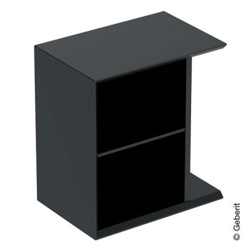 - GEBERIT iCON XS Szafka wisząca boczna 37x24,5 cm, lava mat 502324JK1 - 502.324.JK.1 - Łazienki Szydłowski