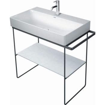 - DURAVIT DuraSquare Stelaż metalowy stojący 86,5x45,1 cm czarny mat 0031114600 - 0031114600 - Łazienki Szydłowski