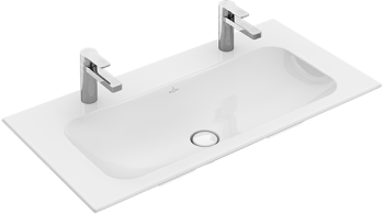 - VILLEROY&BOCH Finion Umywalka meblowa 100 x 50cm biała z powłoką CeramicPlus 4164A1R1 - 4164A1R1 - Łazienki Szydłowski