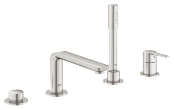  - GROHE-Lineare 4-otworowa bateria wannowa kolor stal nierdzewna 19577DC1 - 19577DC1 - Łazienki Szydłowski