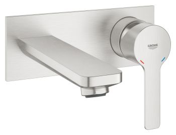  - GROHE-Lineare 2-otworowa bateria umywalkowa, wysięg wylewki 14,9 cm kolor stal nierdzewna 19409DC1 - 19409DC1 - Łazienki Szydłowski