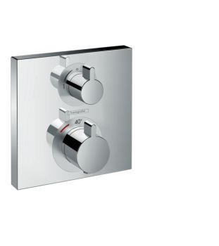 - HANSGROHE Ecostat Square Bateria termostatyczna do 1 odbiornika chrom 15712000 - 15712000 - Łazienki Szydłowski
