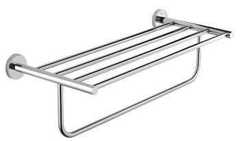 - GROHE-BauCosmopolitan Półka z wieszakiem na ręczniki chrom 40462001 - 40462001 - Łazienki Szydłowski