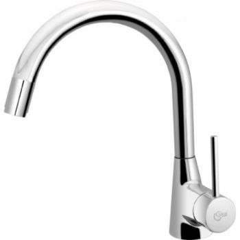 - IDEAL STANDARD Nora Bateria kuchenna z wysuwanym prysznicem ręcznym, chrom B9330AA - B9330AA - Łazienki Szydłowski