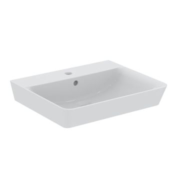  - IDEAL STANDARD Connect Air Cube Umywalka 60x46 cm, z otworem na baterię biała E029801 - E029801 - Łazienki Szydłowski