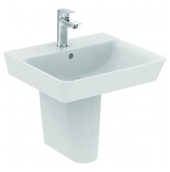 IDEAL STANDARD Connect Air Cube Umywalka 50x45 cm, z otworem na baterię i przelewem biała E030101 E030101 od 
