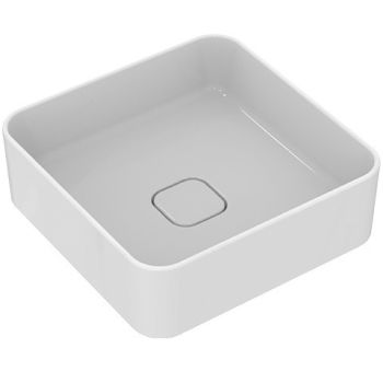  - IDEAL STANDARD Strada II Umywalka nablatowa 40x40cm, bez przelewu, bez otworu na baterię, biała T296201 - T296201 - Łazienki Szydłowski