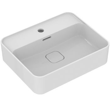  - IDEAL STANDARD Strada II Umywalka nablatowa 50x40cm, z przelewem, z otworem na baterię, biała T296601 - T296601 - Łazienki Szydłowski