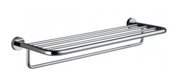 - EMCO Rondo 2 Półka na ręczniki z wieszakiem 60 cm, chrom 456800162 - 456800162 - Łazienki Szydłowski