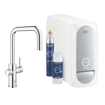 - GROHE-Blue Home Bateria kuchenna z funkcją filtr chrom 31543000 - 31543000 - Łazienki Szydłowski
