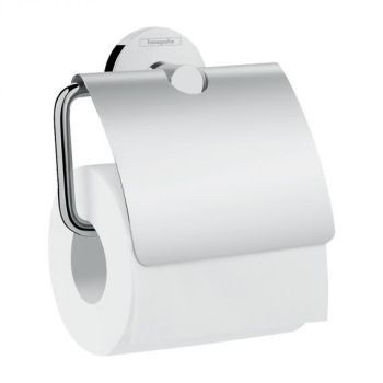 - HANSGROHE Logis Universal Uchwyt na papier toaletowy z pokrywą chrom 41723000 - 41723000 - Łazienki Szydłowski