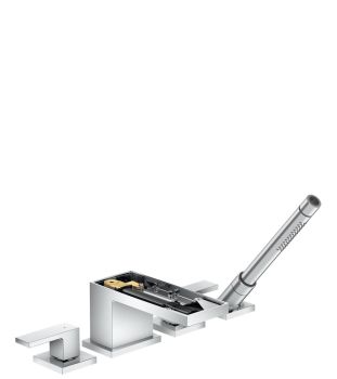  - Axor MyEdition Bateria wannowa 4 otworowa chrom / bez płytki ozdobnej 47432000 - 47432000 - Łazienki Szydłowski