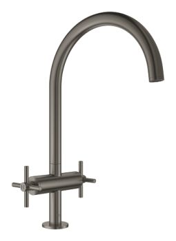 - GROHE-Atrio bateria kuchenna kolor grafit szczotkowany 30362AL0 - 30362AL0 - Łazienki Szydłowski