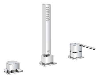  - GROHE-Plus 3-otworowa bateria wannowa chrom 23845003 - 23845003 - Łazienki Szydłowski