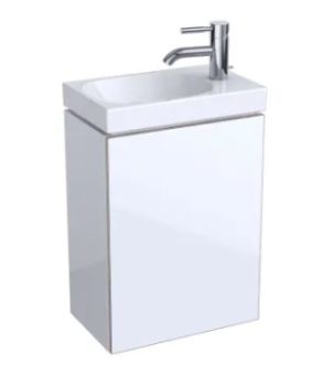  - GEBERIT Acanto Szafka pod umywalkę 39,5 x 53,5 cm, korpus lakierowany połysk, biały 503001012 - 503.001.01.2 - Łazienki Szydłowski