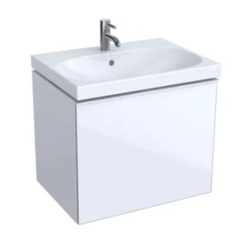  - GEBERIT Acanto Szafka pod umywalkę 64x53,5 cm korpus lakierowany połysk biały 500610012 - 500.610.01.2 - Łazienki Szydłowski